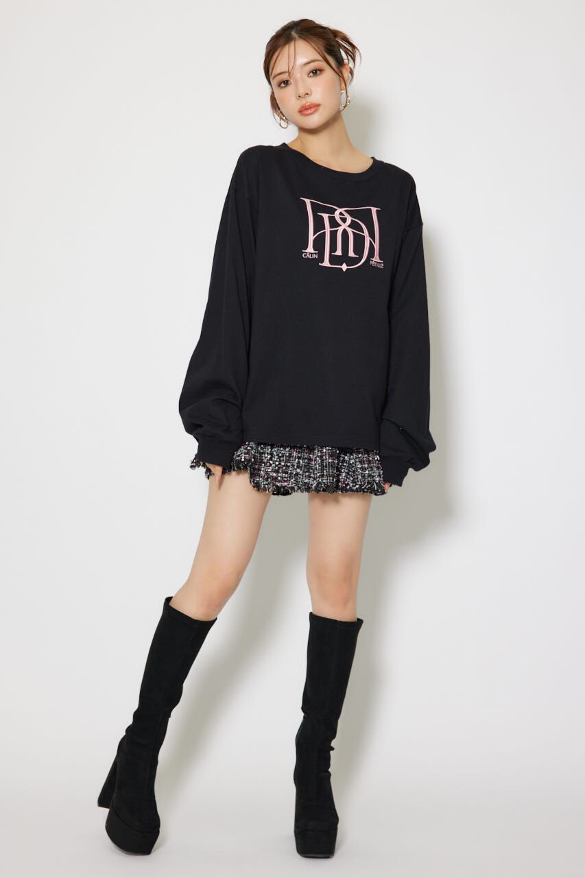 rienda「RDロゴロングTシャツ」|Tシャツ・カットソー|