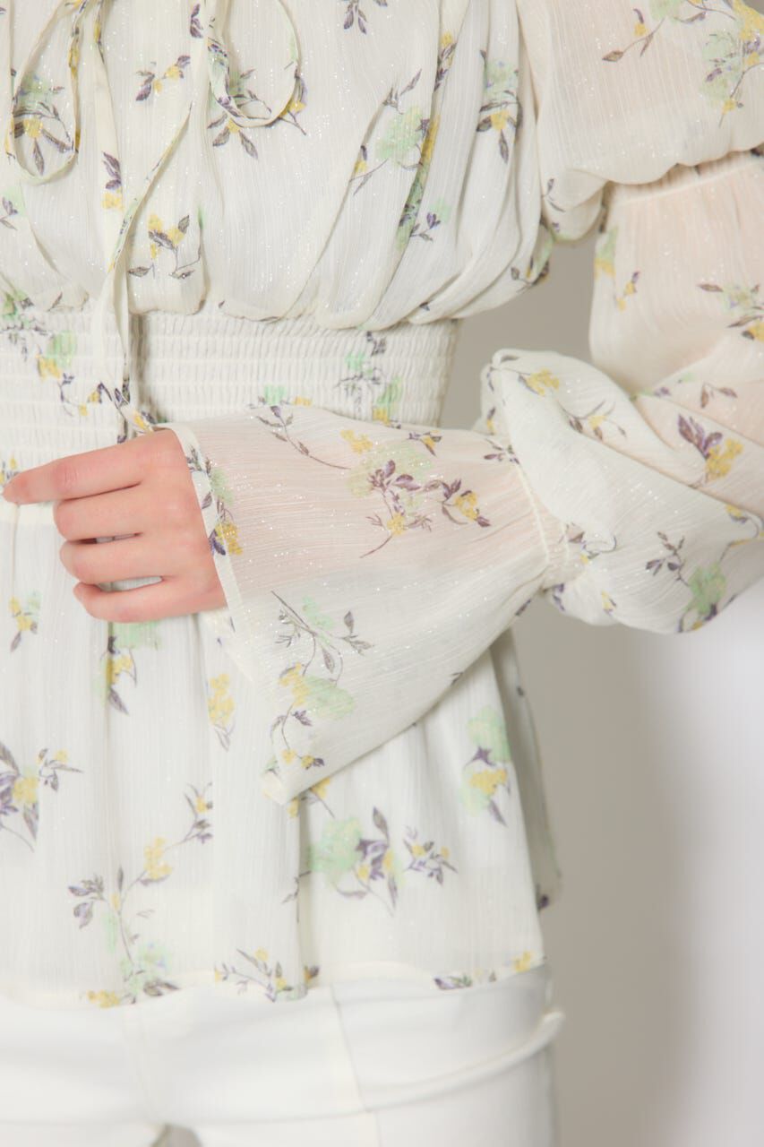 rienda「ボリュームスリーブブラウス」|シャツ・ブラウス|