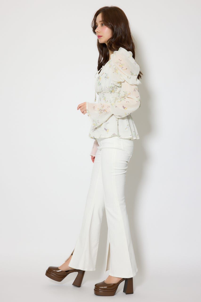 rienda「ボリュームスリーブブラウス」|シャツ・ブラウス|