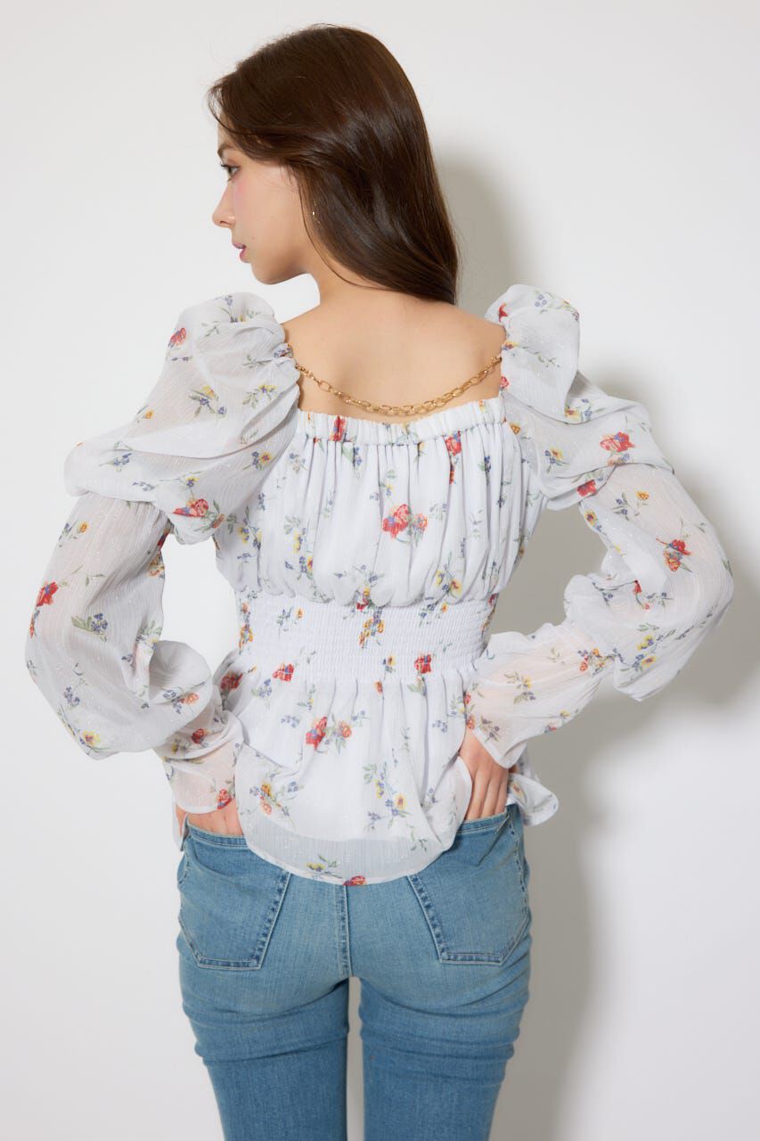 rienda「ボリュームスリーブブラウス」|シャツ・ブラウス|