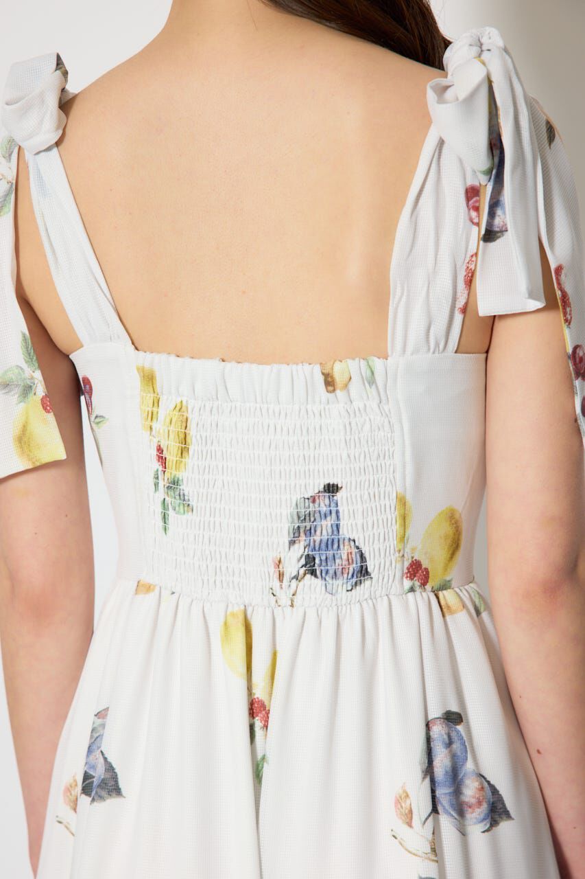 rienda「リボンディティールティアードキャミワンピース」|ワンピース|