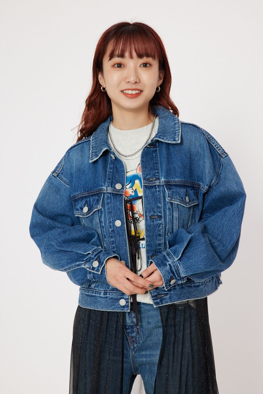 RODEO CROWNS「ルーズデニムジャケット」|デニムジャケット|BLU