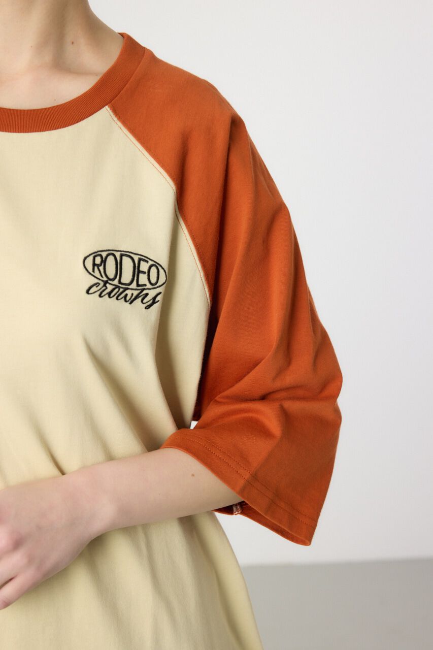 RODEO CROWNS「ロゴラグランスリーブワンピース」|ワンピース|