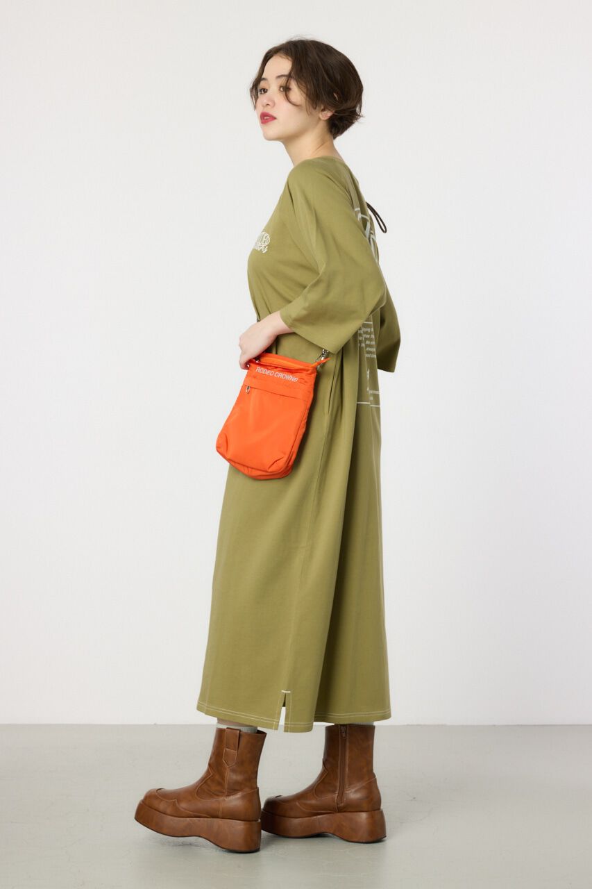 RODEO CROWNS「ロゴラグランスリーブワンピース」|ワンピース|