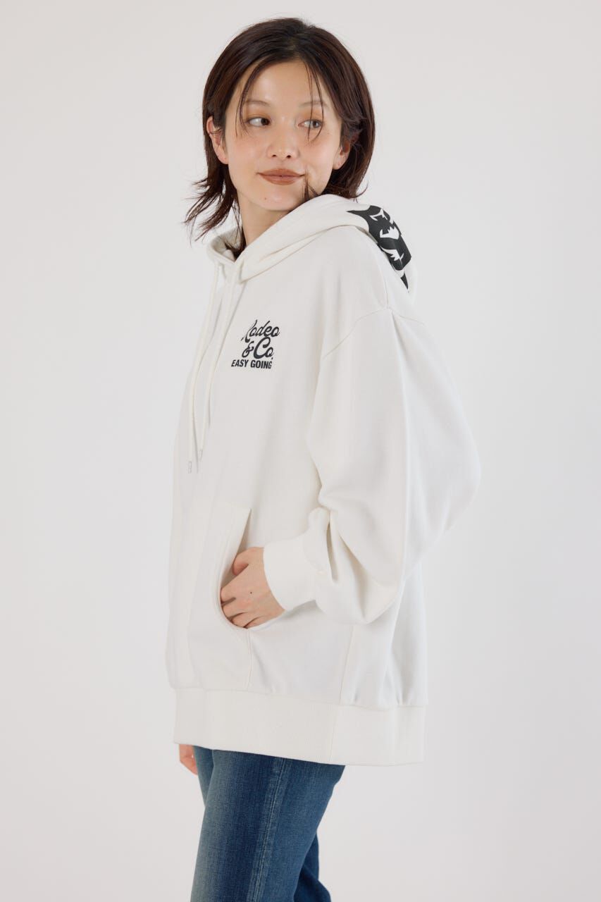 RODEO CROWNS「バックエンボススクリプトロゴパーカー」|パーカー|