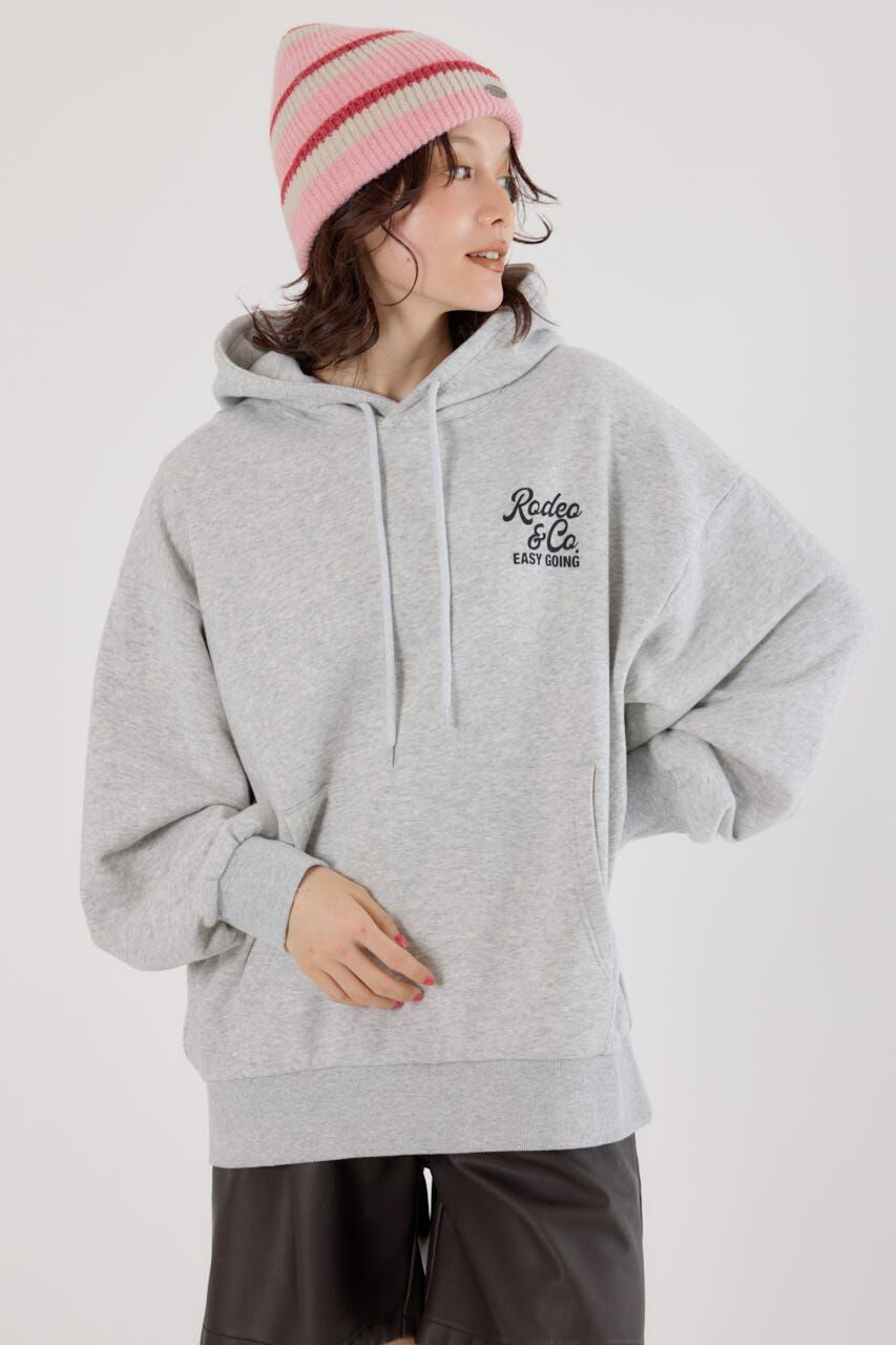 RODEO CROWNS「バックエンボススクリプトロゴパーカー」|パーカー|