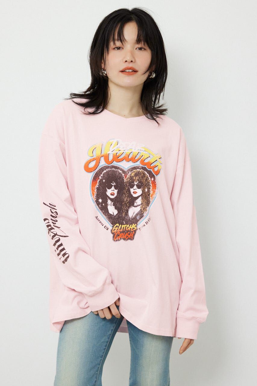 RODEO CROWNS「アソートバンドロングTシャツ」|Tシャツ・カットソー|L/PNK1