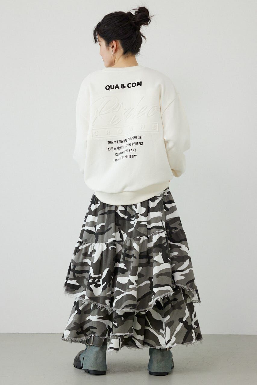 RODEO CROWNS「CAMOランダムティアードスカート」|スカート|
