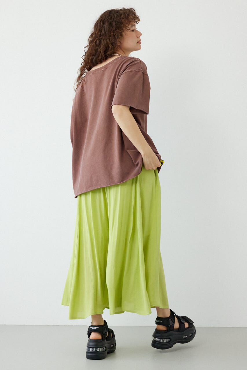 RODEO CROWNS「ピグメントルーズオフショルTシャツ」|Tシャツ・カットソー|