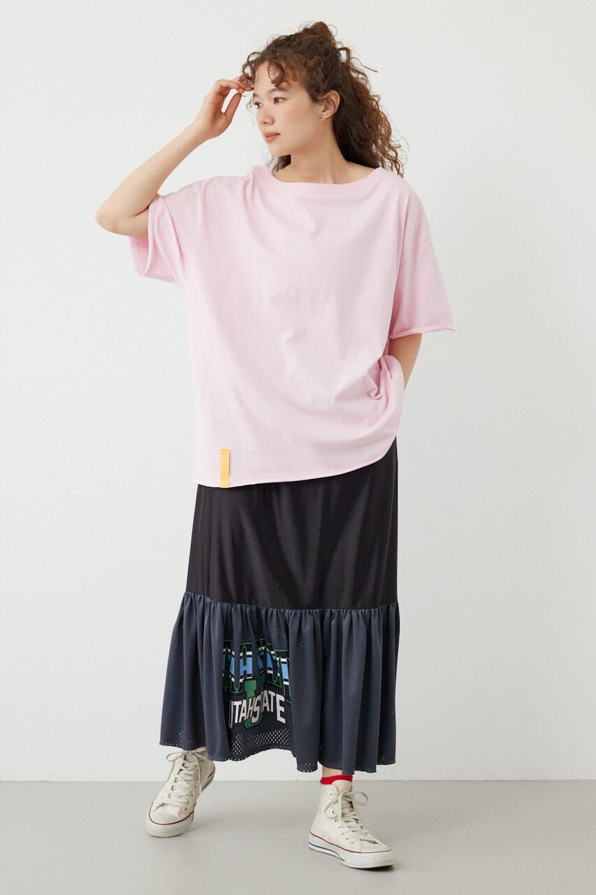 RODEO CROWNS「ピグメントルーズオフショルTシャツ」|Tシャツ・カットソー|