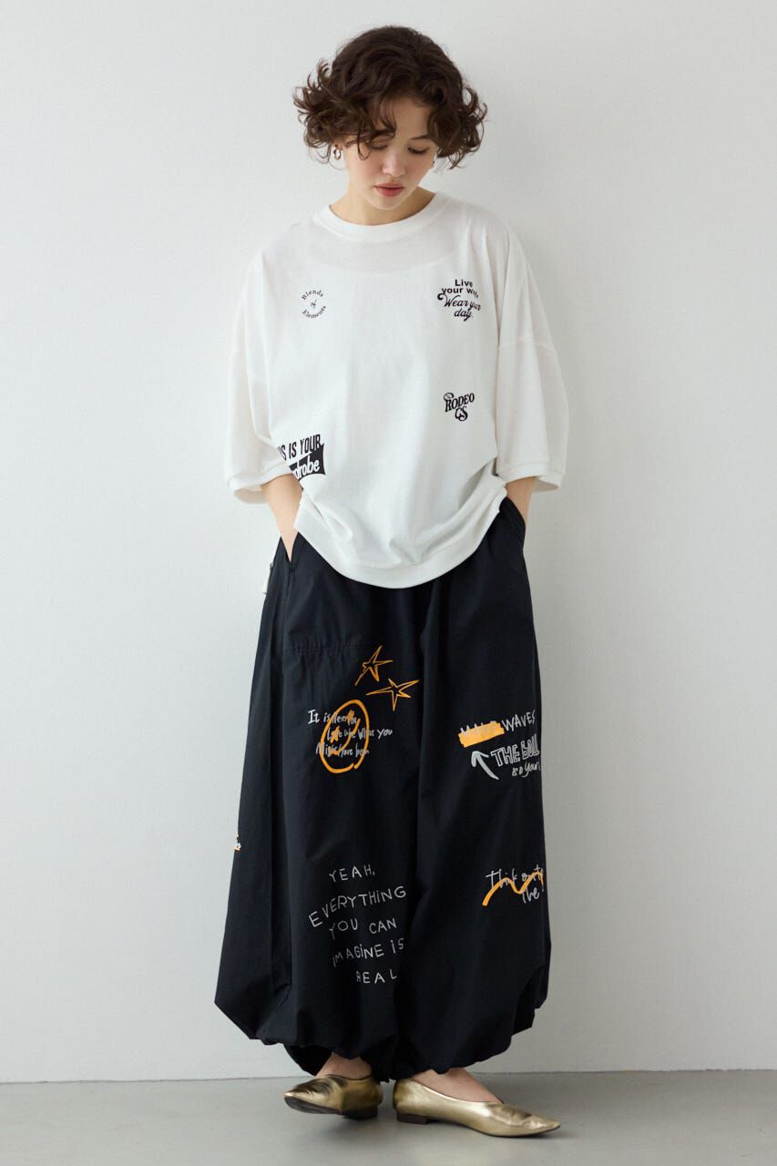 RODEO CROWNS「ラクガキパラシュートパンツ」|その他|