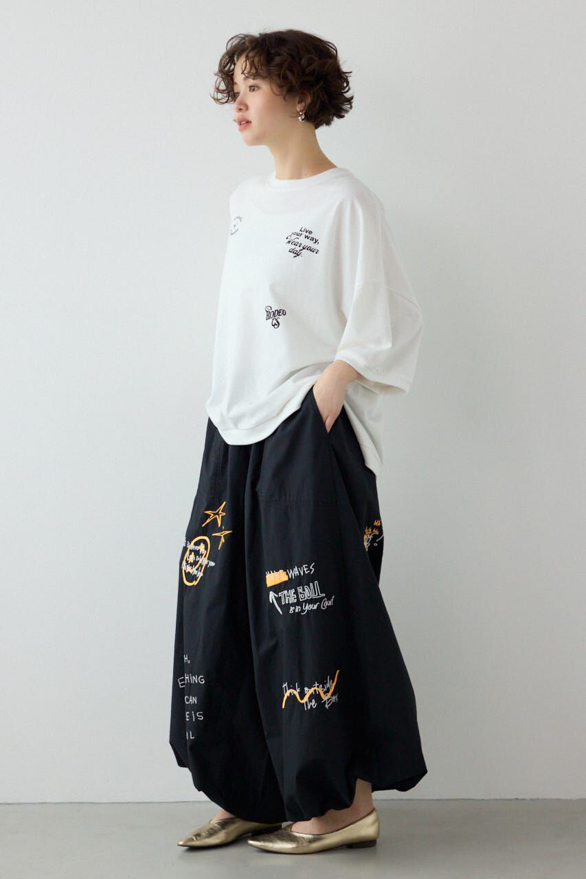 RODEO CROWNS「ラクガキパラシュートパンツ」|その他|