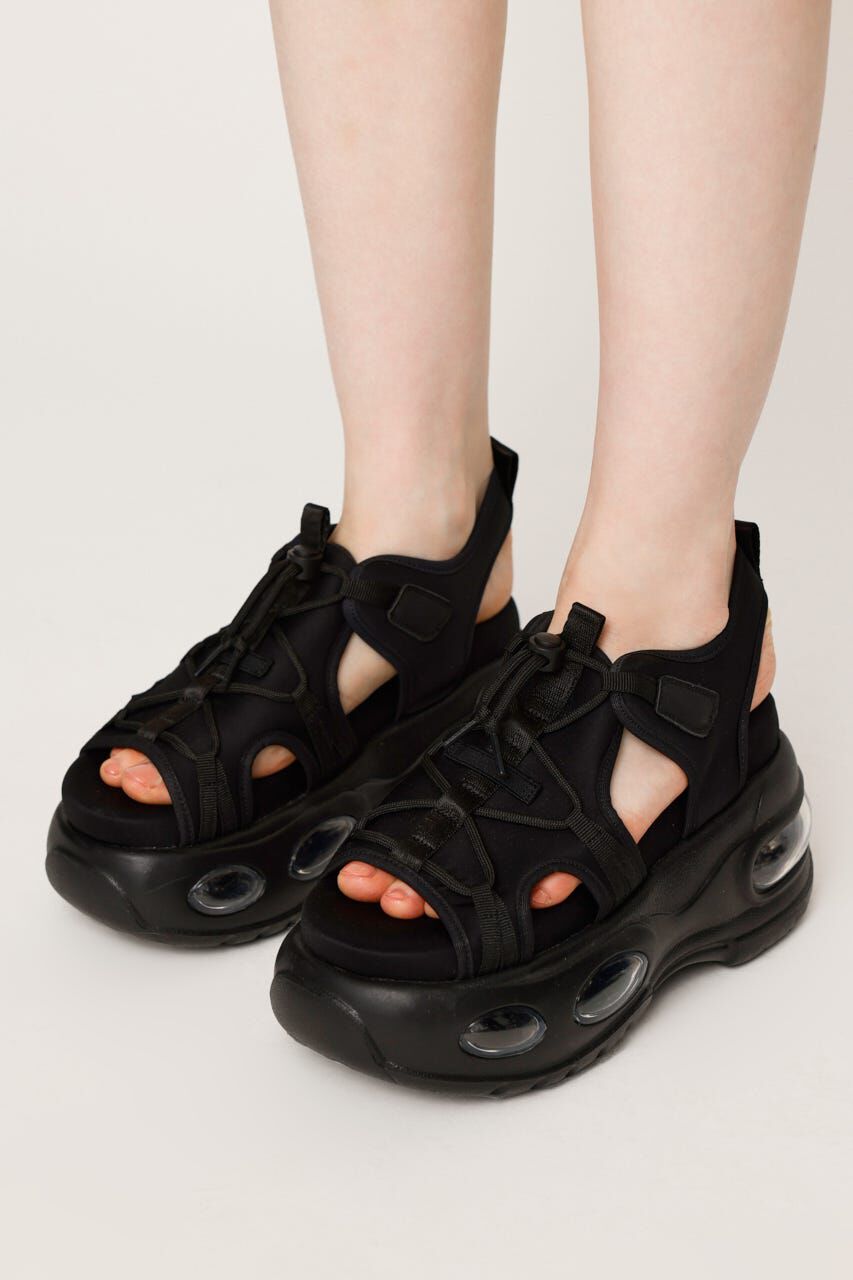 SLY「AIR VOLUME SOLE TECH サンダル」|サンダル|BLK