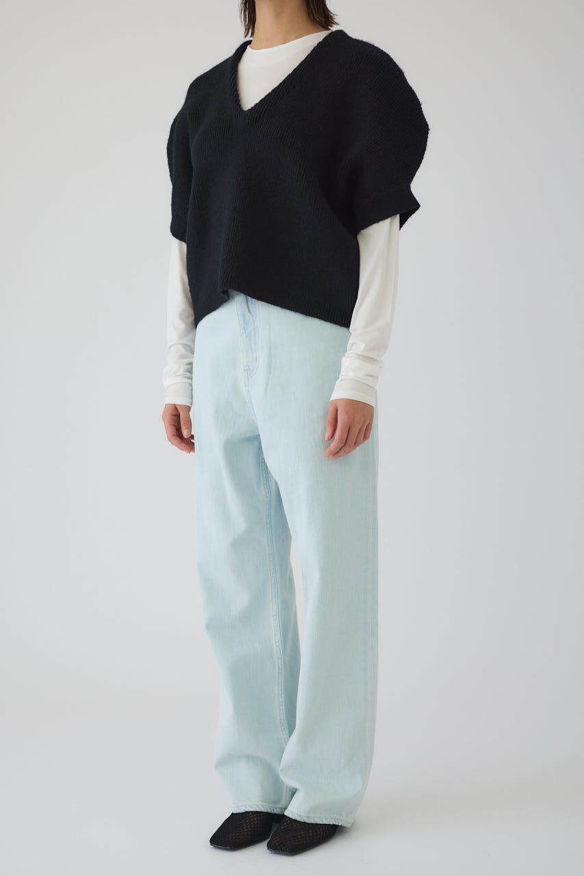 RIM.ARK 「Round knit vest tops」|ダウンベスト・ベスト|