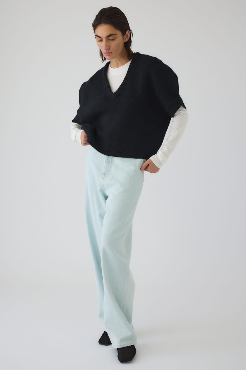 RIM.ARK 「Round knit vest tops」|ダウンベスト・ベスト|