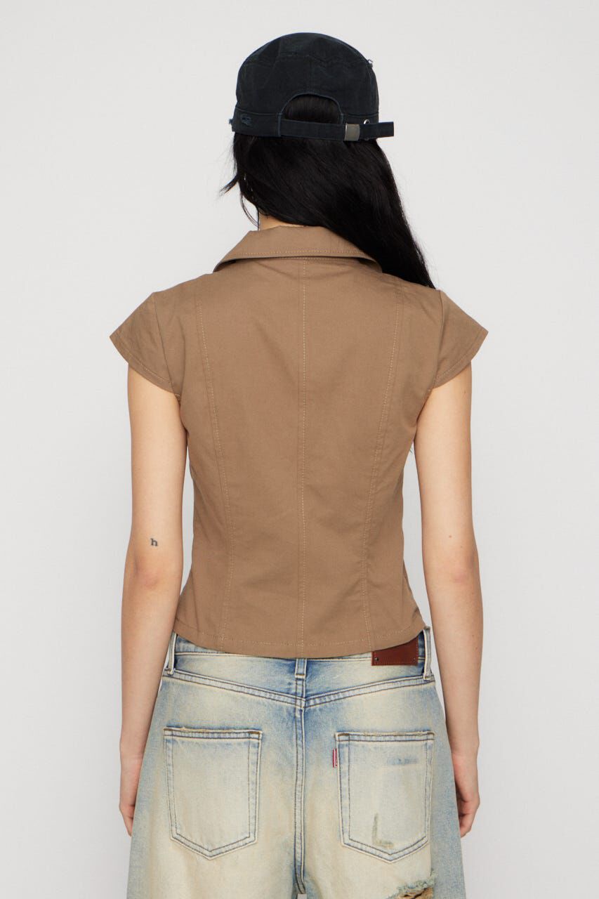 LAGUA GEM「POCKET COMPACT  SHIRT トップス」|シャツ・ブラウス|