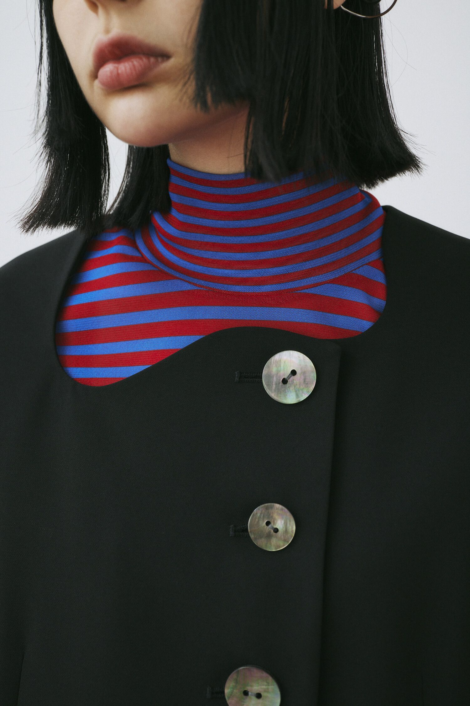 HeRIN.CYE「Wave neck jacket」|その他|