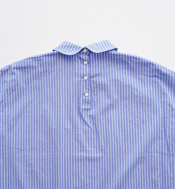 休日と詩「小さなポケットの半袖ブラウス」|シャツ・ブラウス|