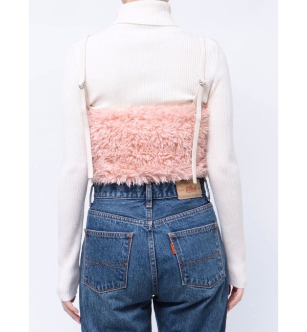 CALNAMUR「FAKE FAR BARE TOPS/フェイクファーベアトップス」|ニット・セーター|