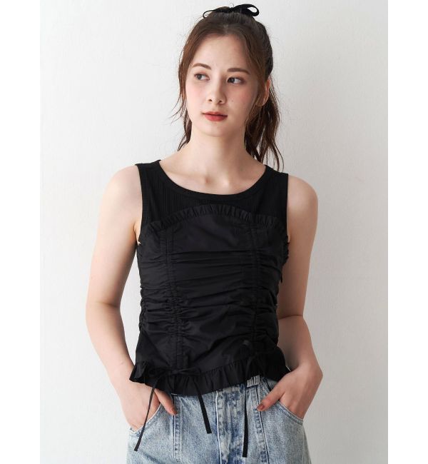 CALNAMUR「フェイクレイヤードビスチェ」|Tシャツ・カットソー|