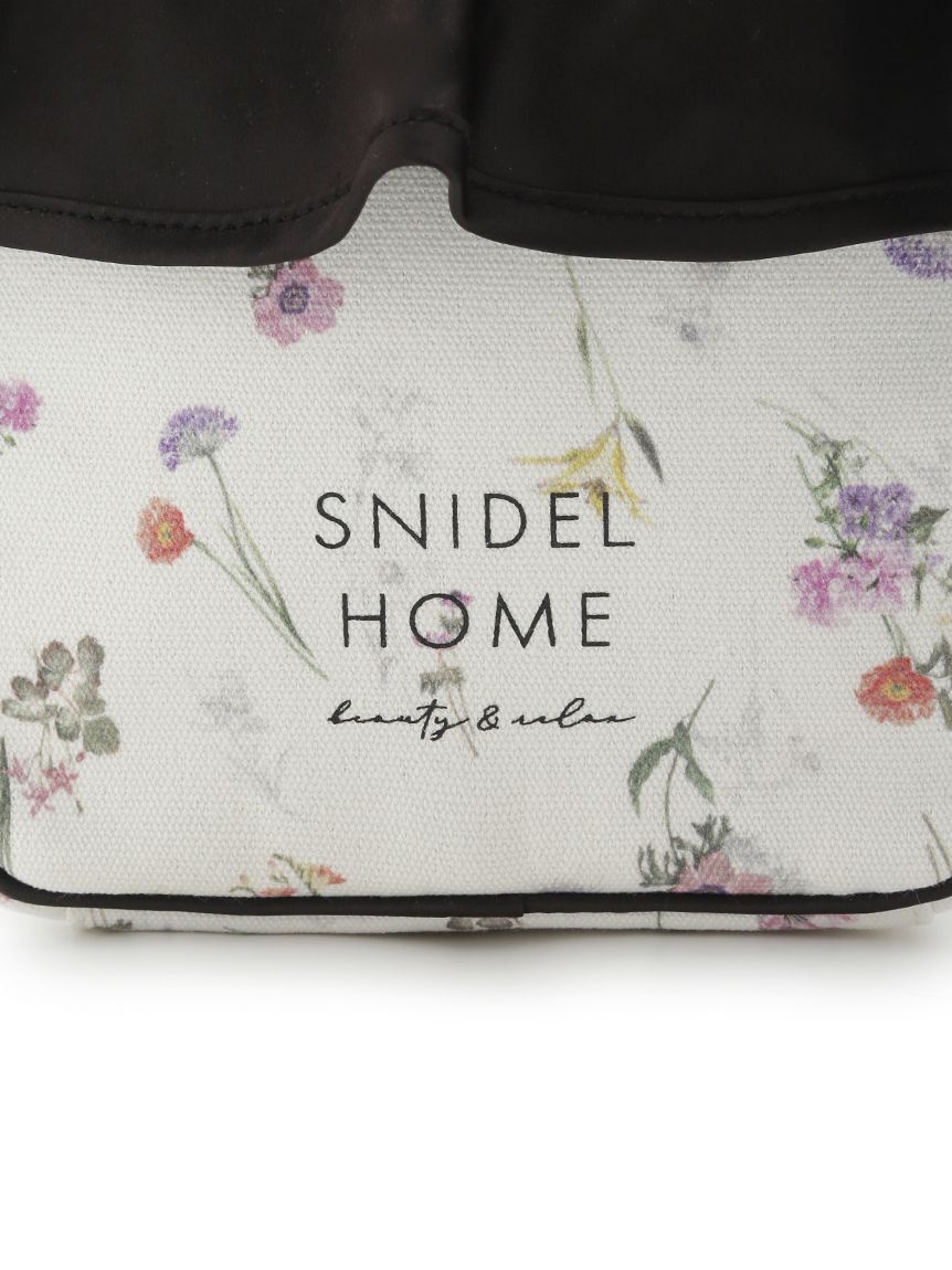 SNIDEL HOME「キャンバストラベルポーチ（FLOWER）」|ポーチ|