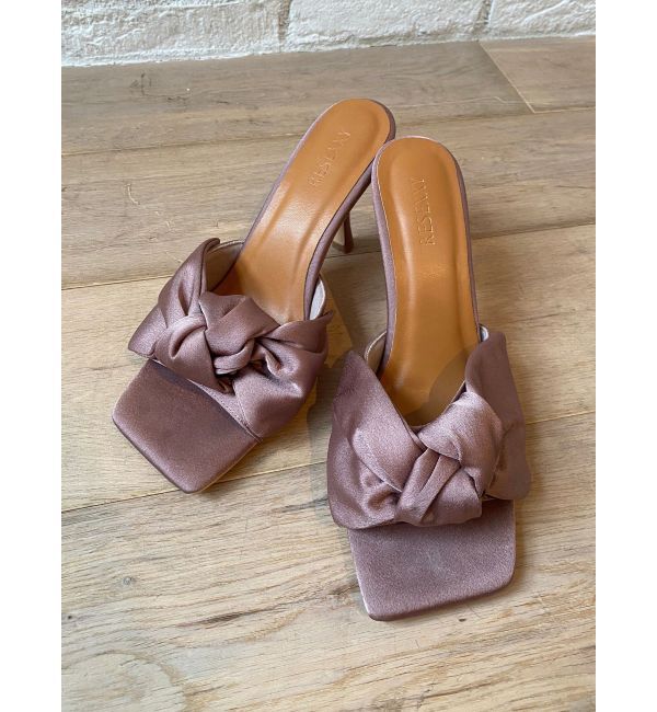 RESEXXY「サテンリボンサンダル」|サンダル|