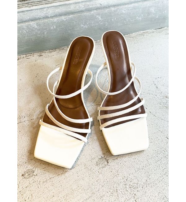 RESEXXY「ランダムラインピンヒールサンダル」|サンダル|