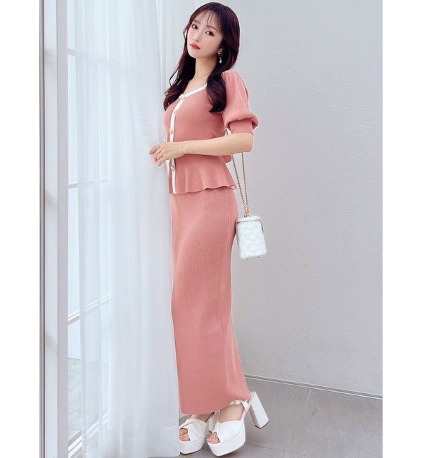 RESEXXY「リブニットペンシルスカート【セットアップ着用可能】」|スカート|