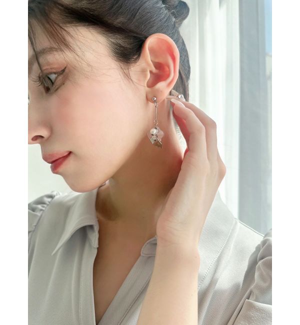 RESEXXY「パールリーフピアス」|ピアス|