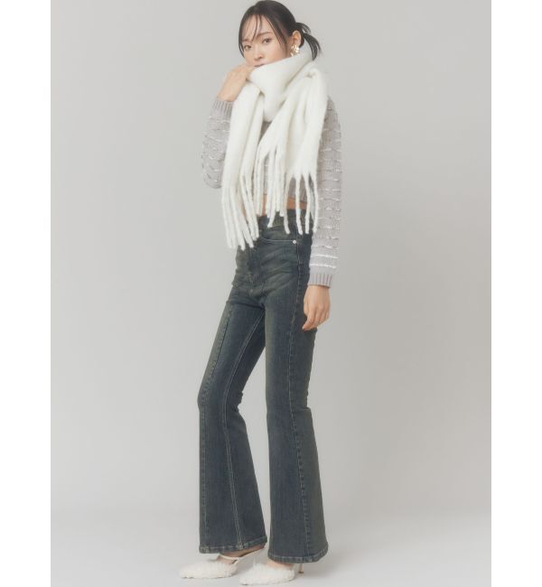 RESEXXY「ボリュームフリンジマフラー」|マフラー|