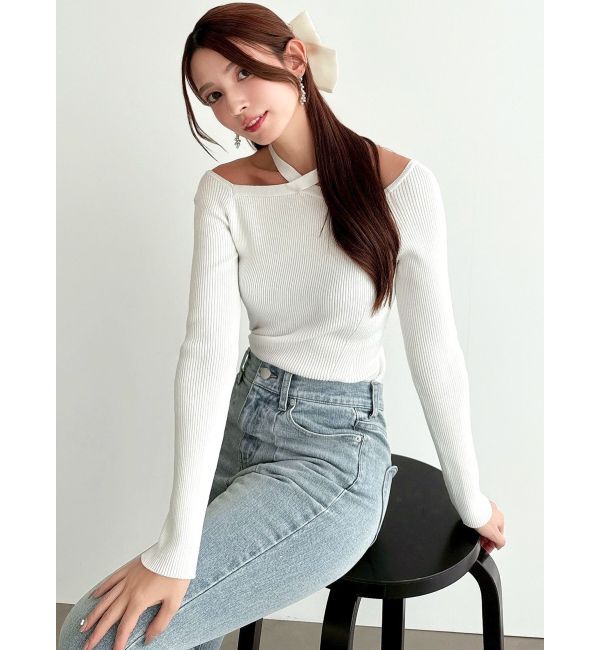 RESEXXY「ボリュームパールチェーンピアス」|ピアス|