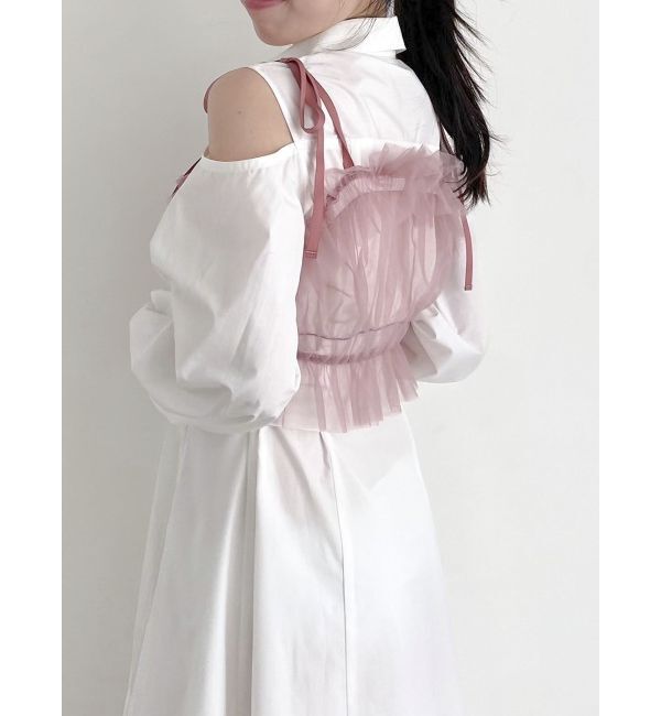 dazzlin「2wayチュールビスチェ」|キャミソール|