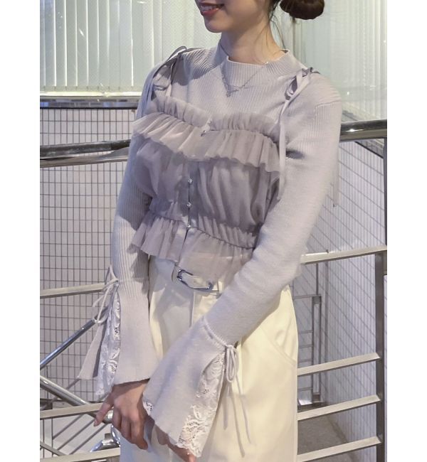 dazzlin「2wayチュールビスチェ」|キャミソール|