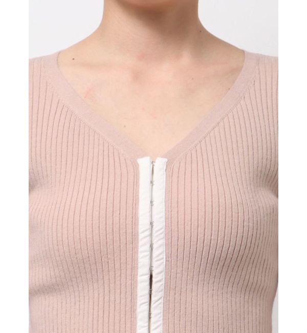 dazzlin「フロントホックニットカーディガン」|カーディガン|