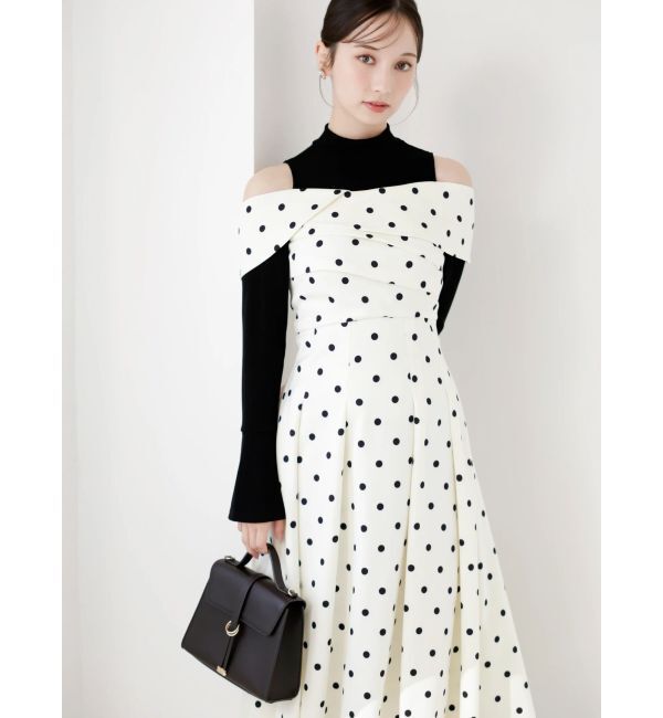 dazzlin「ビスチェオープンレイヤードワンピース」|ワンピース|