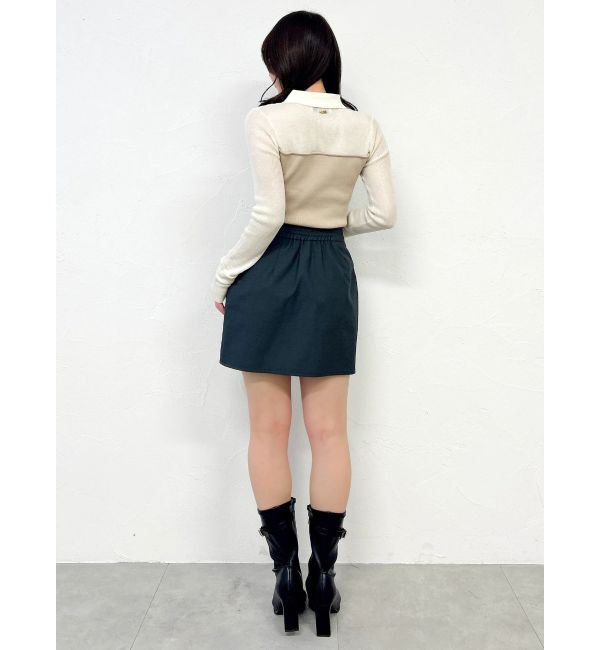 dazzlin「シアーレイヤードライクニットトップス」|ニット・セーター|