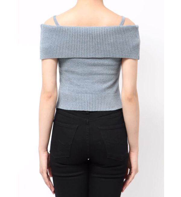 EMODA「フロントボタンオフショルダーニット」|ニット・セーター|