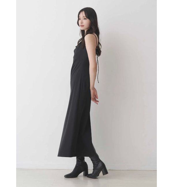 MERCURYDUO「サテンキャミナローワンピース」|ワンピース|