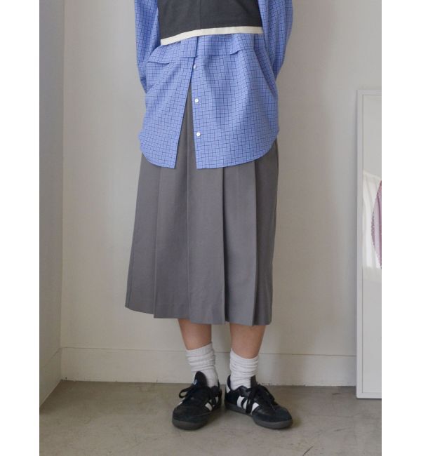 Ungrid「ミドル丈プリーツスカート」|スカート|