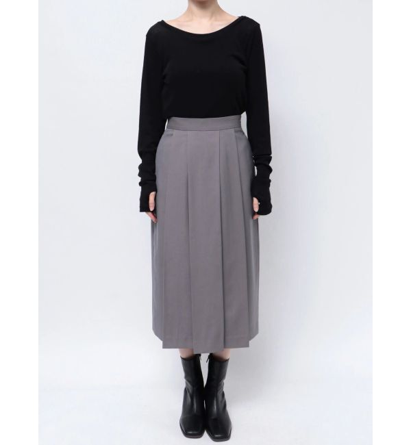 Ungrid「ミドル丈プリーツスカート」|スカート|