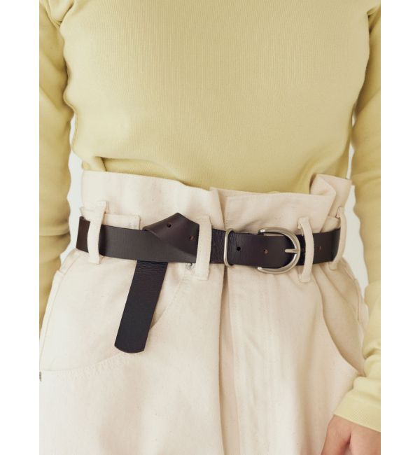 Ungrid「ウエストデザインルーズデニム」|デニム|