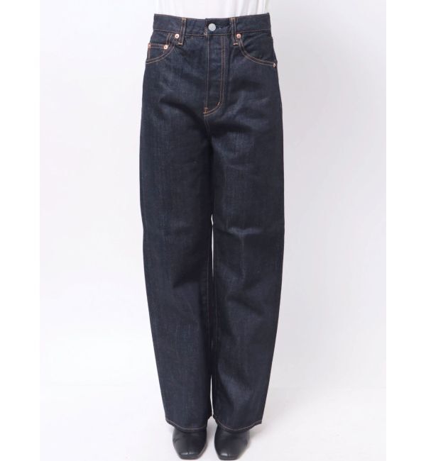 Ungrid「ハイウエストルーズストレートデニム」|デニム|