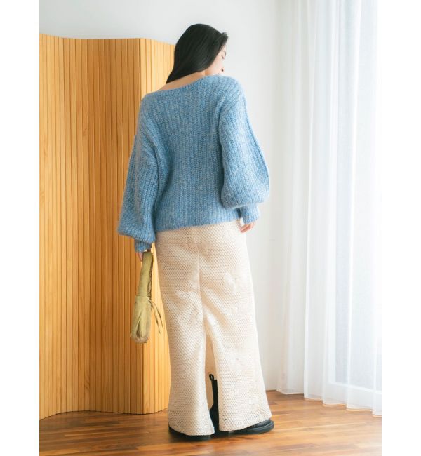 Ungrid「オフショルラメルーズニット」|ニット・セーター|