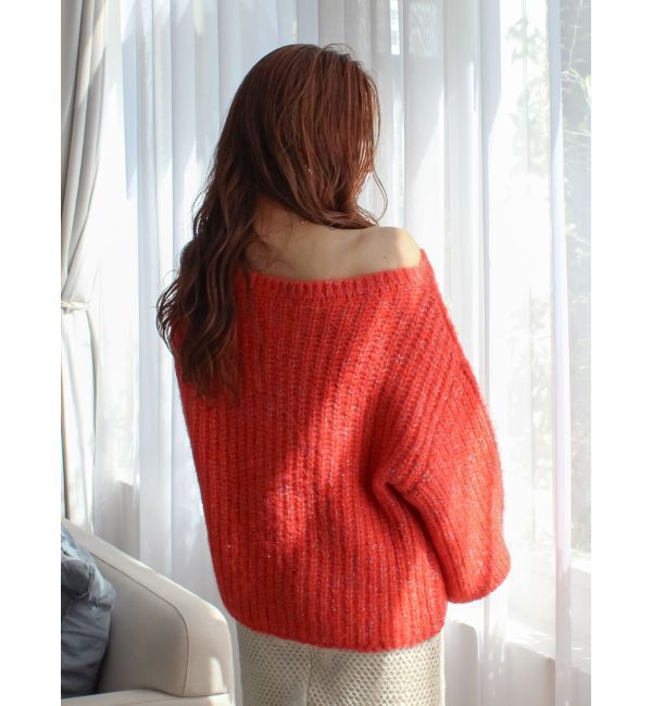 Ungrid「オフショルラメルーズニット」|ニット・セーター|