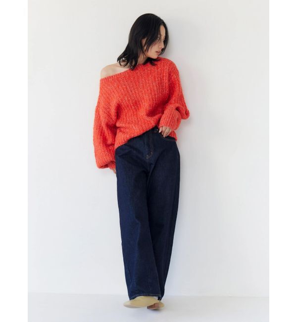 Ungrid「オフショルラメルーズニット」|ニット・セーター|