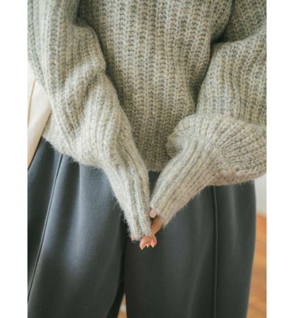 Ungrid「オフショルラメルーズニット」|ニット・セーター|