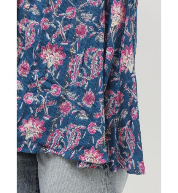 Ungrid「エスニックフラワーフリルブラウス」|シャツ・ブラウス|