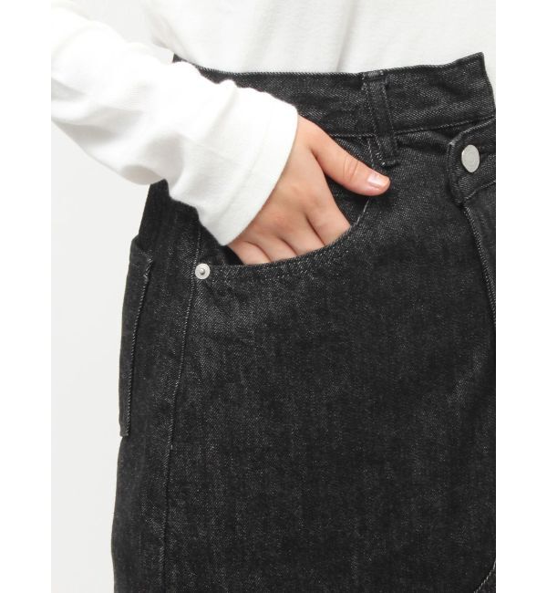 Ungrid「スリットデザインデニムスカート」|スカート|