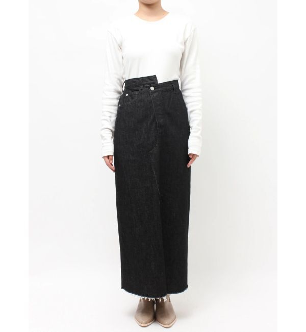 Ungrid「スリットデザインデニムスカート」|スカート|