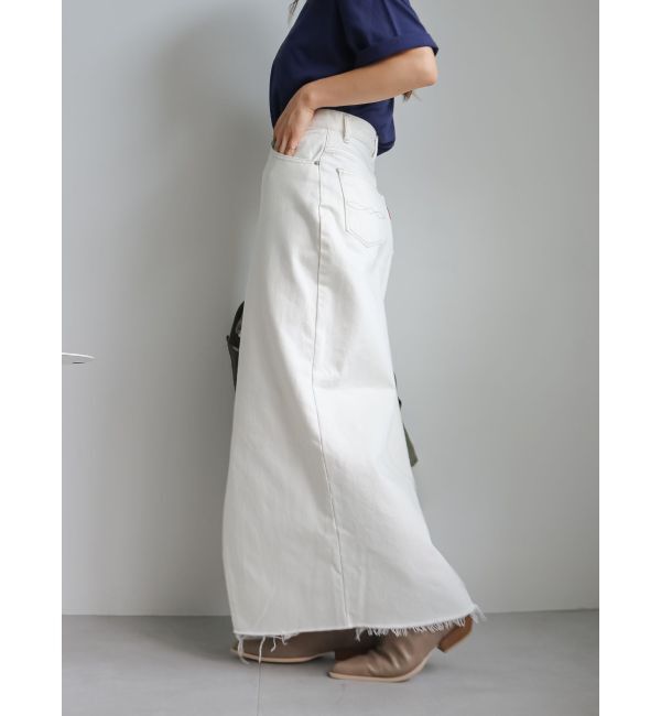 Ungrid「スリットデザインデニムスカート」|スカート|